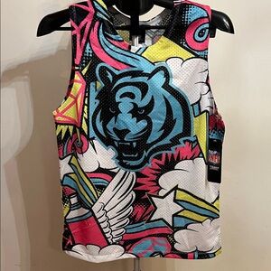 NWT NFL Cincinnati Bengals Colorful Graphic Tank Top